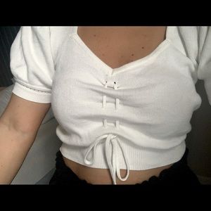Knit crop top